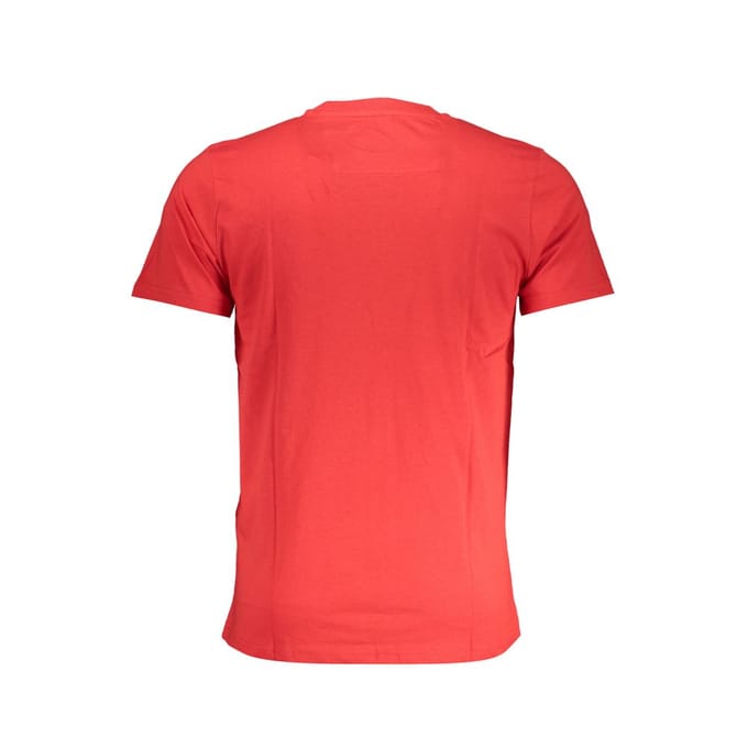 Cavalli Class Rode Katoenen T-shirt voor Mannen