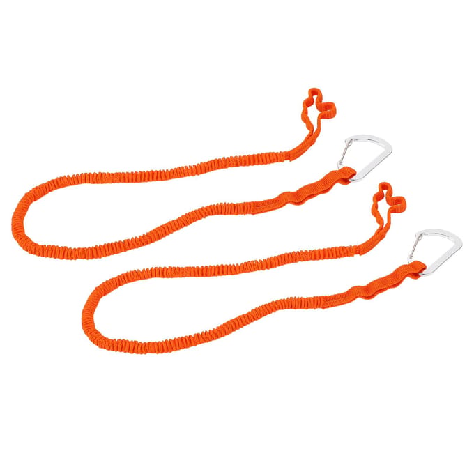 2pcs Laisse de Pagaie de Kayak Sangle Extensible Cordon Corde pour Kayak Bateau Canoë Canne à Pêche