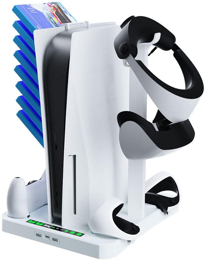 Cosensi - Dailygoods - PS5 Stand met Koelventilatoren en Laadstation