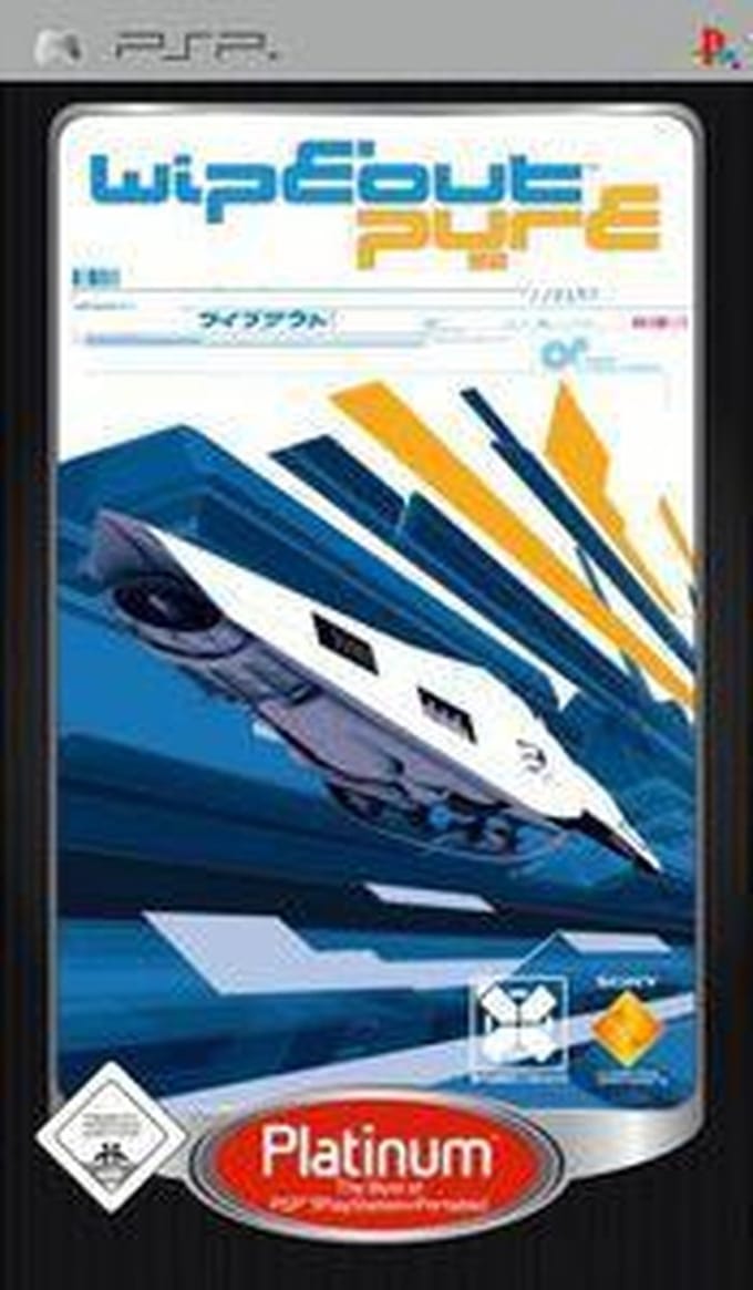 Wipeout Pure-Platinum Duits (PSP) Gebruikt