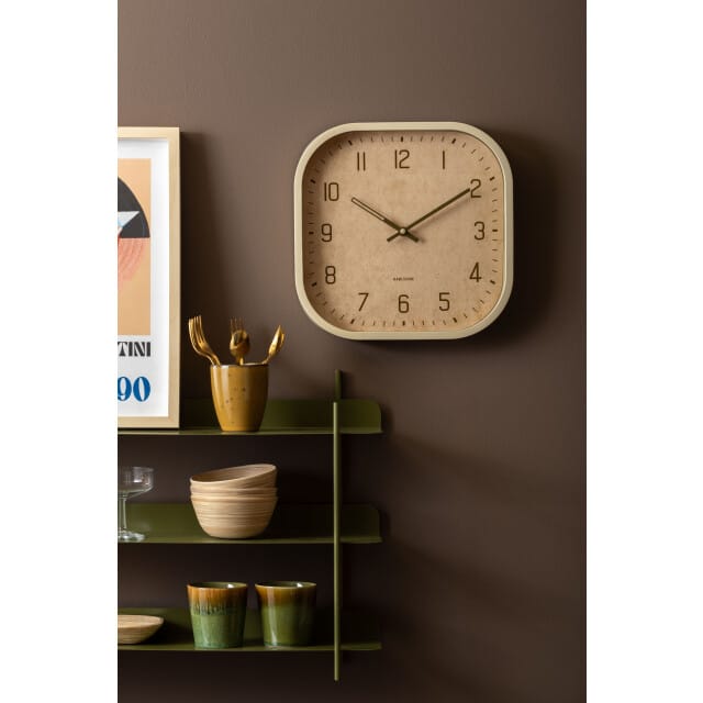 Karlsson wall clock elemental cuadrado - Ø30cm
