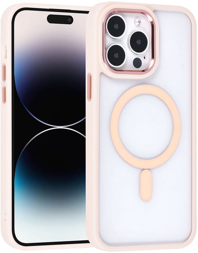 UNIQ Accessory iPhone 14 Pro Max Backcover hoesje Magsafe - Roze