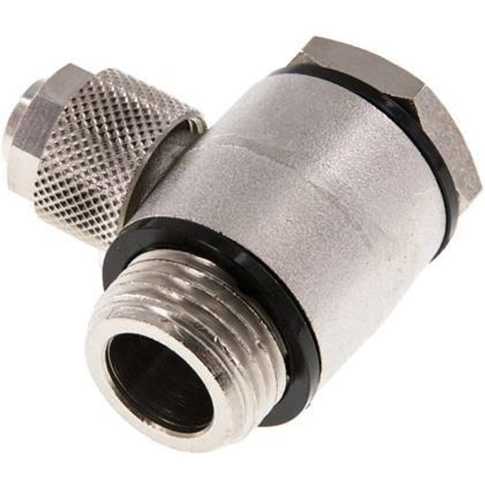 12x10 & G1/2'' Vernikkeld Messing Banjobout Opsteekkoppeling Buitendraad O-ring