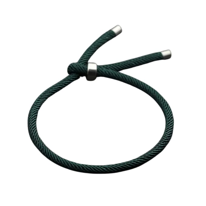 Nivard Armband - Staal - Nep Zilver - Dames - Groen