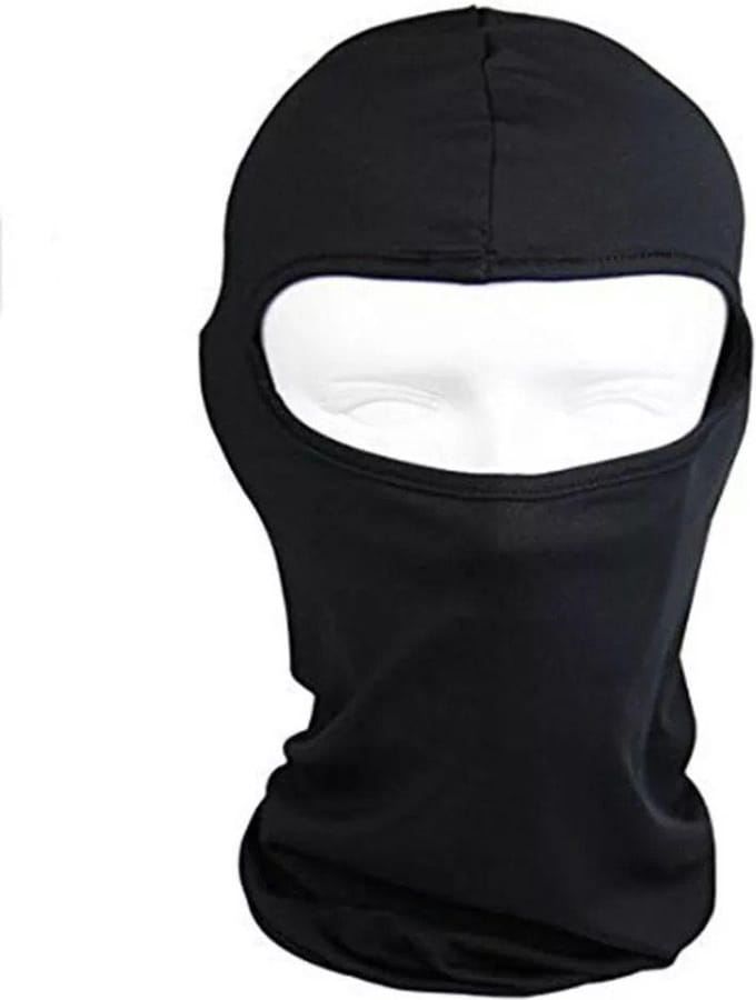 Bivakmuts- Zwart - Bivakmuts voor op de motor- nekwarmer- one size - skimuts- balaclava