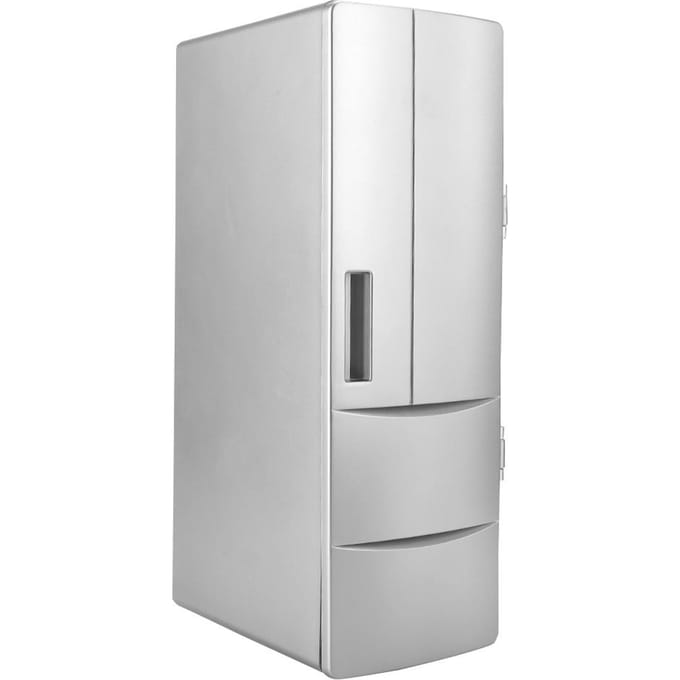 Draagbare USB Mini Koelkast Vriezer Koelkast Koeler en Warmer Voor Thuis Kantoor Auto Boot white