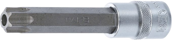 BGS Dopsleutelbit - lengte 110 mm - 1/2 - Torx met boring T70
