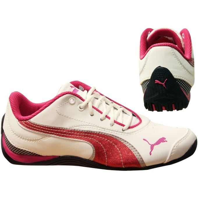 Puma Drift Cat III L Glitter Laag Kinderschoenen Wit