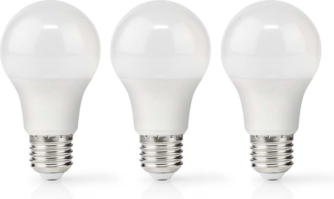 Nedis LED-Lamp E27 - A60 - 4.9 W - 470 lm - 2700 - Warm Wit - Retrostijl - Frosted - 3 Stuks