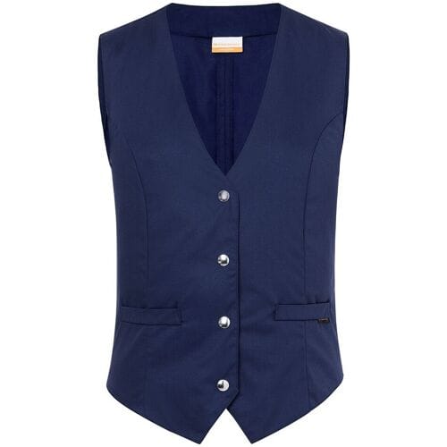 (6 stuks) KARLOWSKY Dames Gilet Lena - Marineblauw - Maat: 50