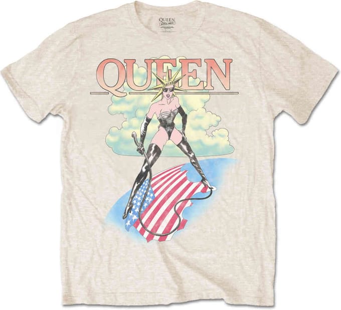 Queen - Mistress Heren T-shirt - S - Creme