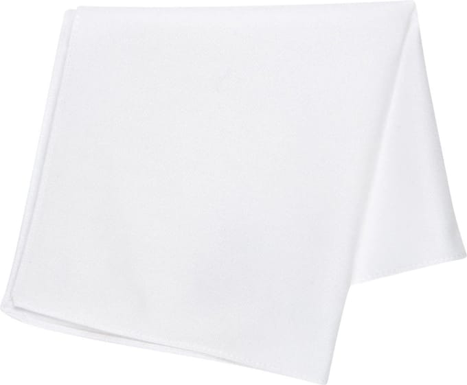 Pochet van 100% katoen wit - Elegante heren accessoire - Eén maat