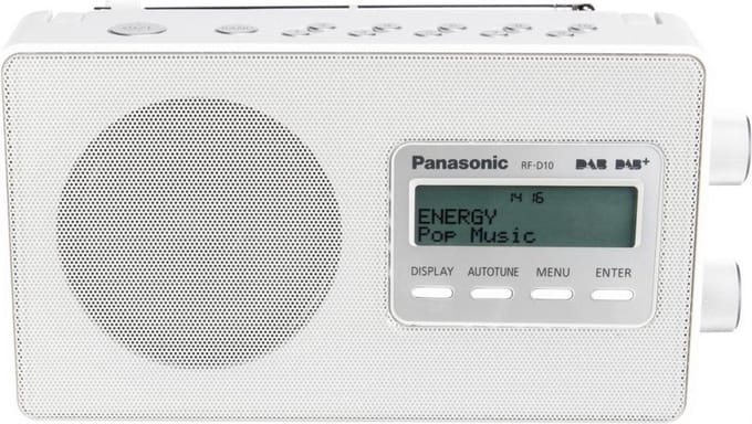 Panasonic -RF-D10EG - DAB/DAB+/FM - Mono - Wit