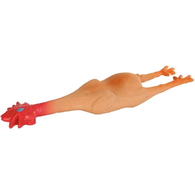 Kip latex piepspeeltjes voor honden Trixie