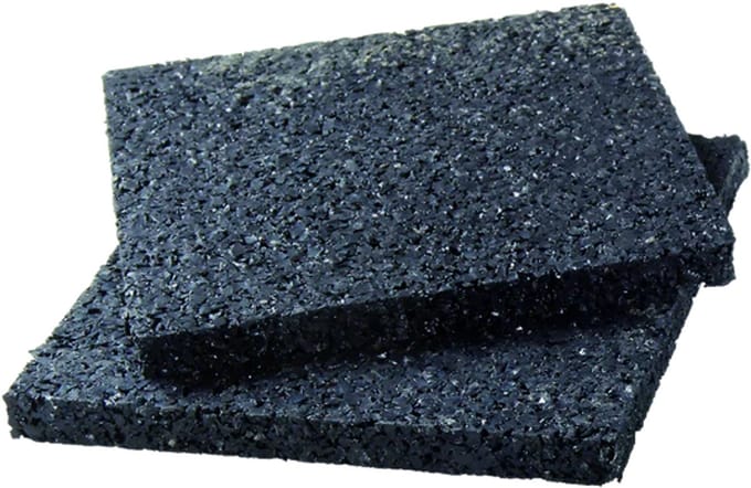 Rubberen tegeldragers 90x90x8 mm - set á 24 stuks