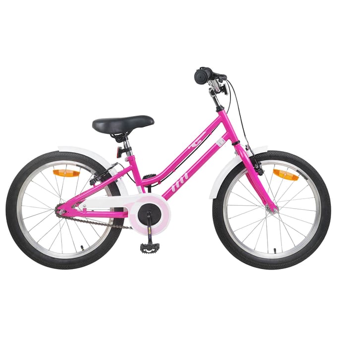 vidaXL - Kinderfiets - 20 - Inch - voor - 6-11 - jaar - oud - Roze - Wit