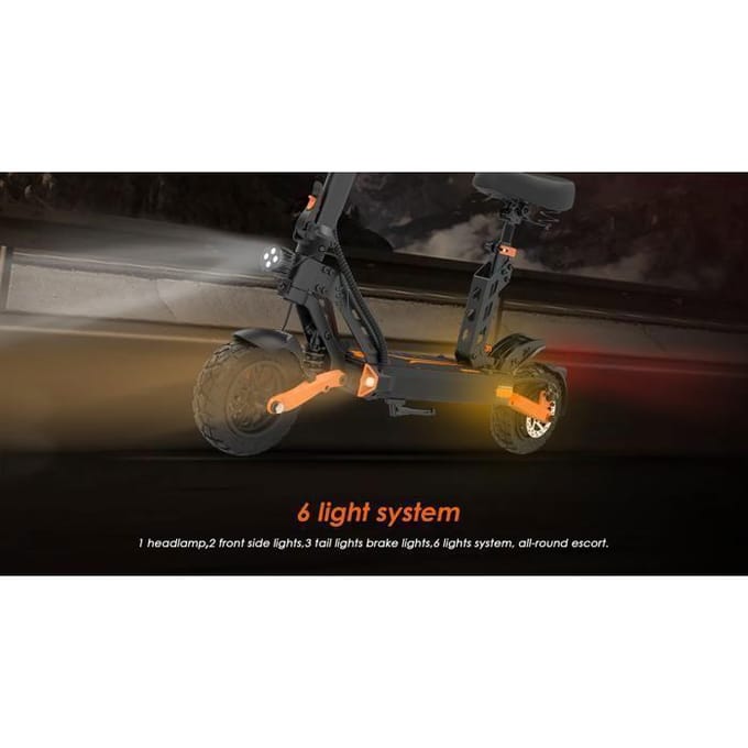 Kukirin G2 Pro - Scooter électrique - 1000 W - 48 V - 15,6 Ah - 45 km/h - Autonomie de 58 km.