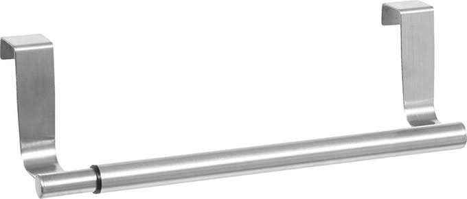 Handdoekstang uitschuifbaar 23 tot 41 cm Five® - Zilver - Klaar voor gebruik