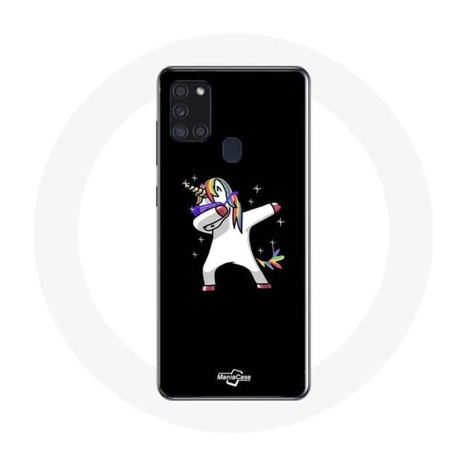 Coque - Dab - Galaxy A21S - Licorne - Souple - Protection contre les chocs