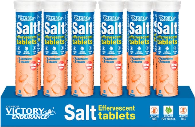 Weider Victory Endurance Salt Effervescent (12x15 Tabs) Citrus - Energie & Uithoudingsvermogen - Elektrolyten