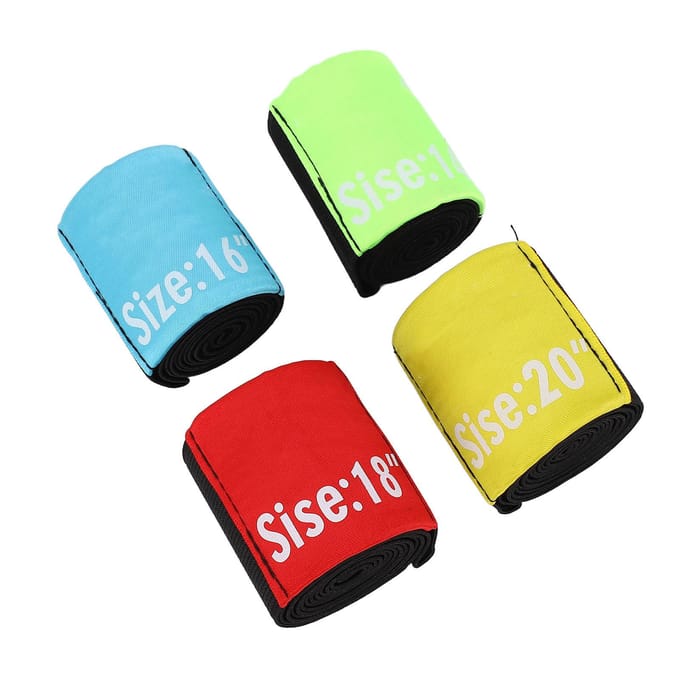 4 stuks Drum Bekken Demper Cirkel Ring Polyestervezel Oefen Demper voor Drummer black