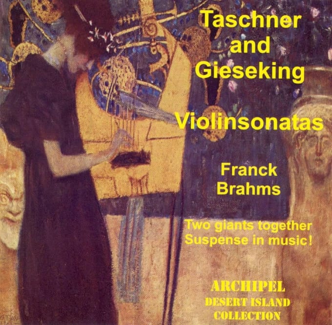 Taschner & Gieseking (Franck-Brahms)
