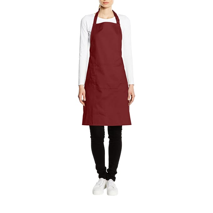 Premier Dames/Dames Kleuren Bipschort Met Zak / Werkkleding (Bourgondië)