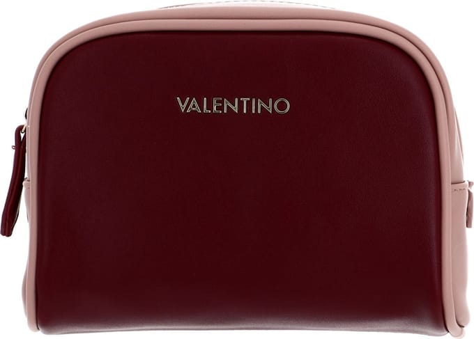 VALENTINO Toilettas Rossio Soft Cosmetic Case Rosso / Multicolor Rood Paars