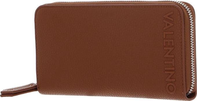 VALENTINO Portemonnee Soho Zip Around Wallet Cuoio Lichtbruin