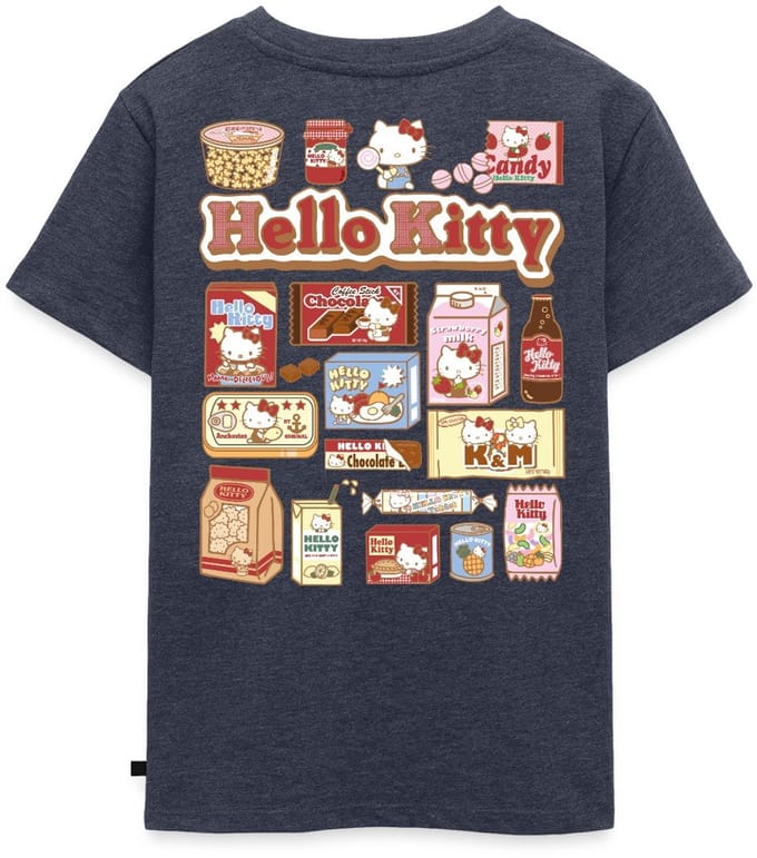 Hello Kitty Snack Collage Premium T Shirt Kinderen