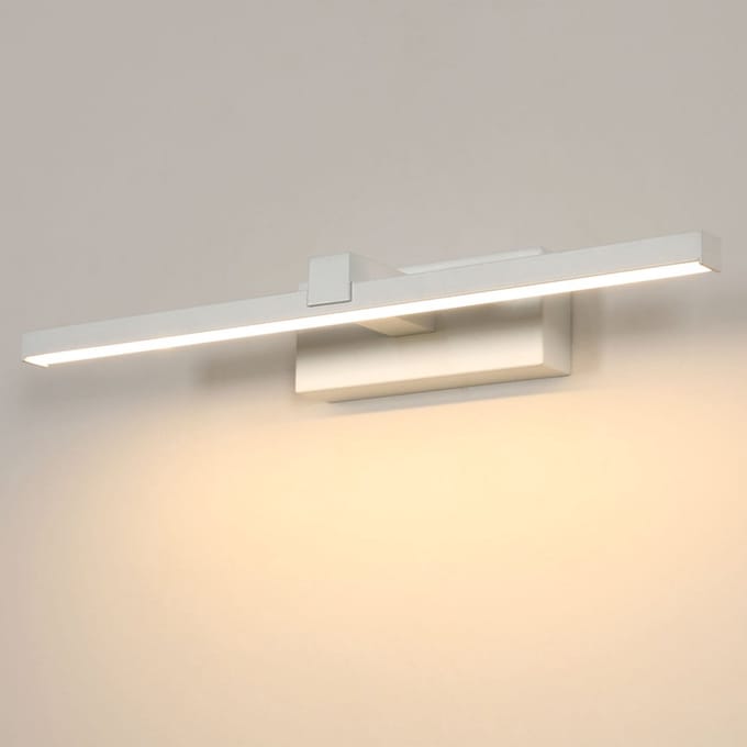 Haobosic Langwerpige Spiegellamp - Wit - 40cm - Warm Licht