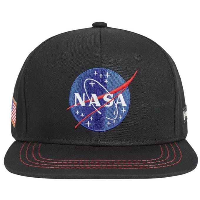 NASA Ruimte Missie Capslab Snapback Baseball Cap (Zwart)