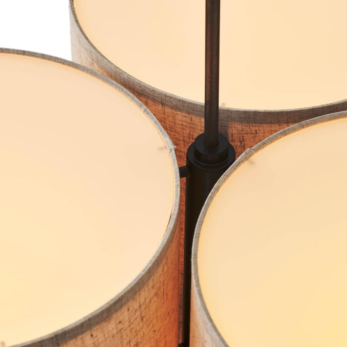 Audo Copenhagen Audo Hashira Cluster hanglamp, Ø61,5 cm, naturel
