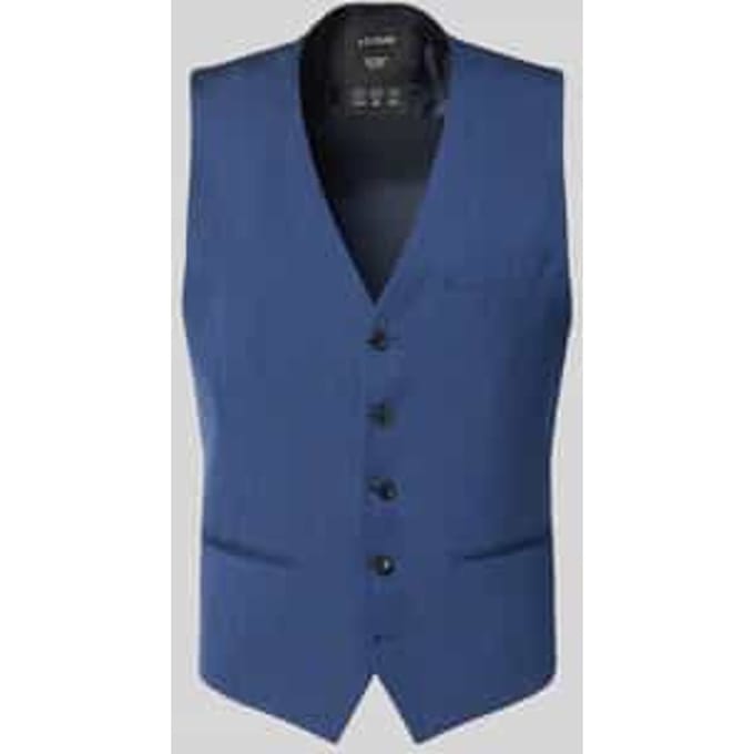 regular fit gilet met viscose