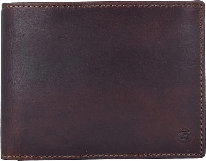 Esquire Esquire Dallas Portemonnee Leer 12,5 cm - Jongens - Horizontaal - braun