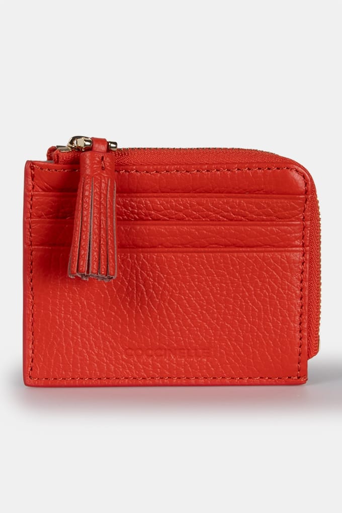 Coccinelle Leather Purse In Red Größe: OS | Mini-Taschen Outlet | Damen | Rot
