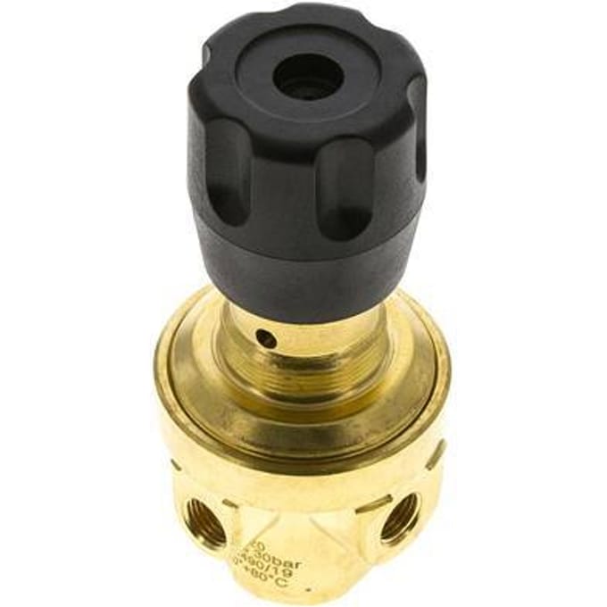 Drukregelaar G1/4'' 490l/min 0.2-3.0bar/3-44psi Messing