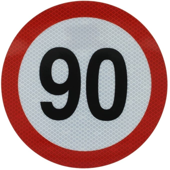 Snelheidssticker 90km/h CARGOPARTS CARGO-T009