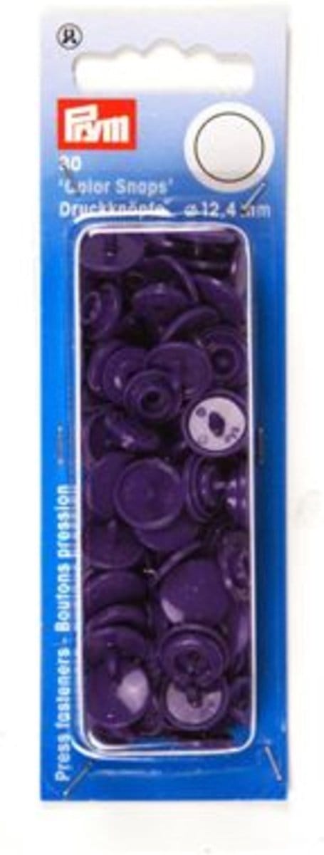 Prym color snap - donker paars - 393 134 - 12,4mm