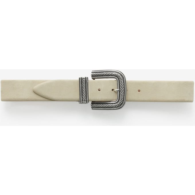 IRO Paris Ovia Suede Medium Belt Beige Größe: 70 | Gürtel Outlet | Damen | Braun