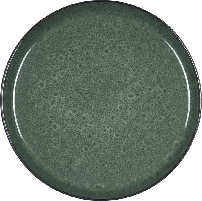 BITZ Gastro Bord Dia. 27 x 2,5 cm Zwart/Groen