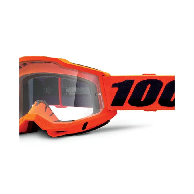 Motorfiets kruis masker duidelijk scherm 100% Accuri 2
