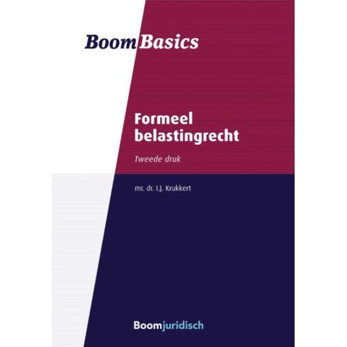 Formeel Belastingrecht - Boom Basics - I.J. Krukkert