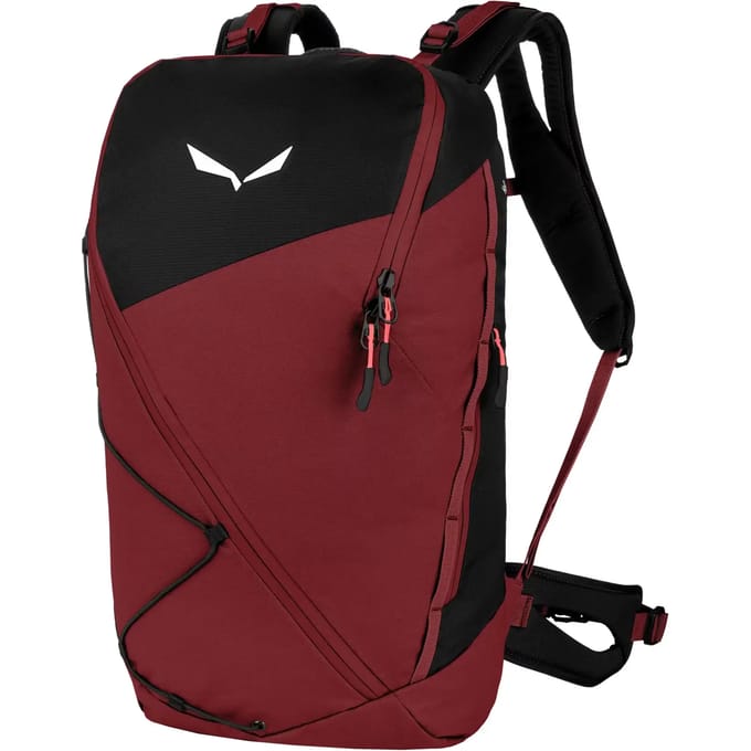 SALEWA trekkingrugzak rugzak Puez Backpack 23 W Syrah / Black Out wijnrood