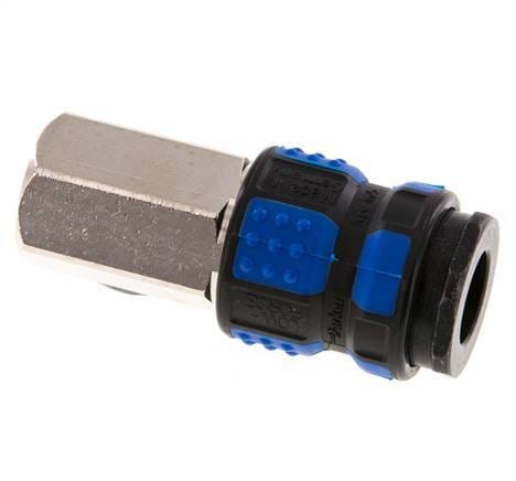 Vernikkeld Messing DN 7.8 Luchtkoppeling Snelkoppeling G 1/4 inch Binnendraad - CLS7-F-BN-P-BL-014