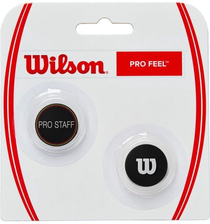Wilson Pro Staff Pro Feel Pro Staff Demper Verpakking 2 Stuks-Zwart,Zilver