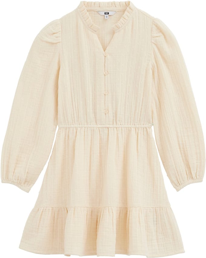 WE Fashion Meisjes jurk met structuur