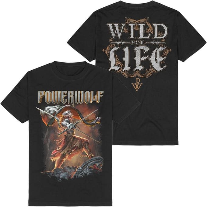 Powerwolf Wild For Life Heren T-shirt - zwart - 3XL