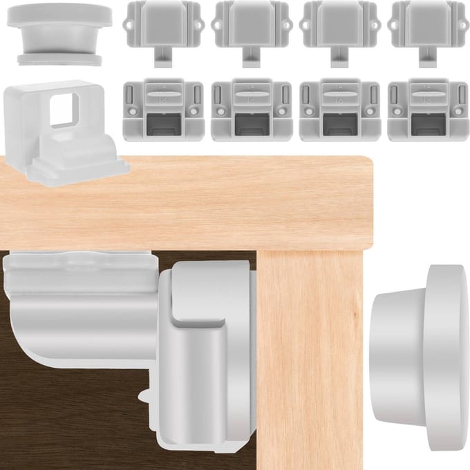 Kinderslot Kastjes - Kastslot - Veiligheid kinderen - Magneetslot - 4 stuks