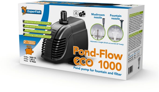 Superfish Pond Flow Eco - Pompen - 1000 l/h